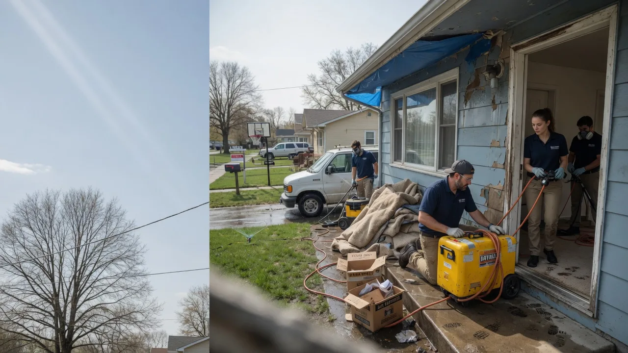 Basement Flood Cleanup in Palmyra, IL near me